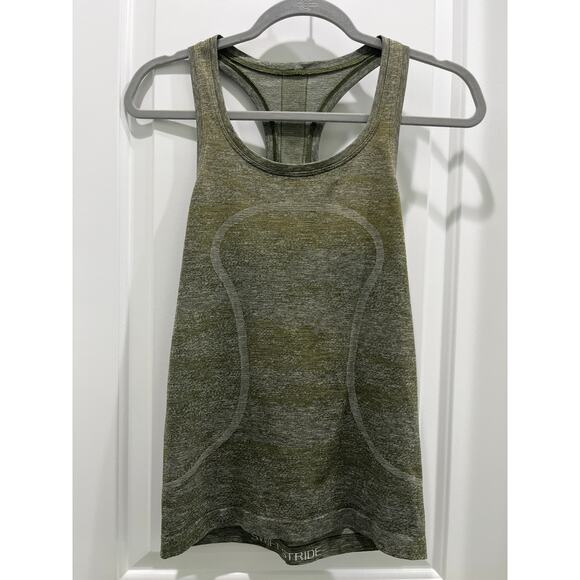 Lululemon Swiftly Speed Racerback Field Green Tank Top Sz S - Picture 2 of 8